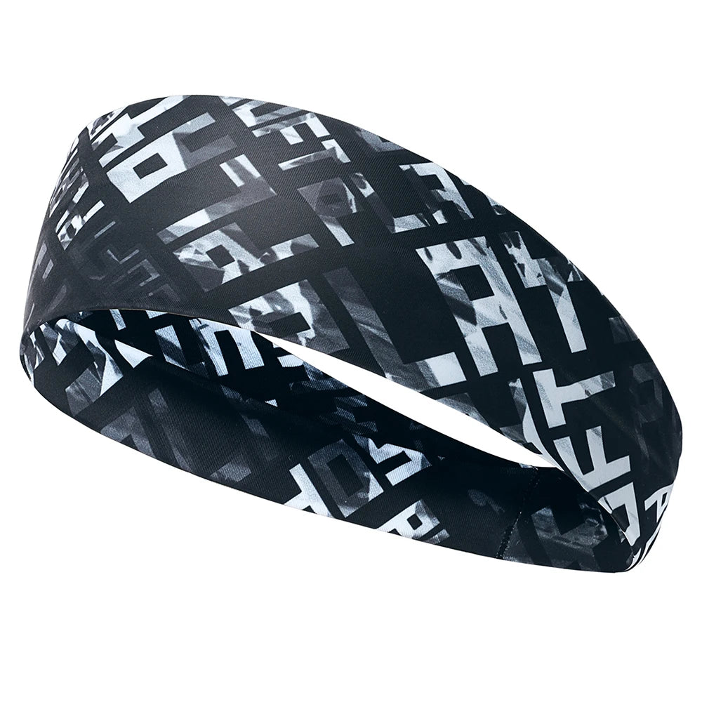 Gothic Skull Headband Sweat Bandage Sport Head Hair Band Workout Tennis Fitness Jog Basketball Running Scary Sweatband Women Men by Haraps.com