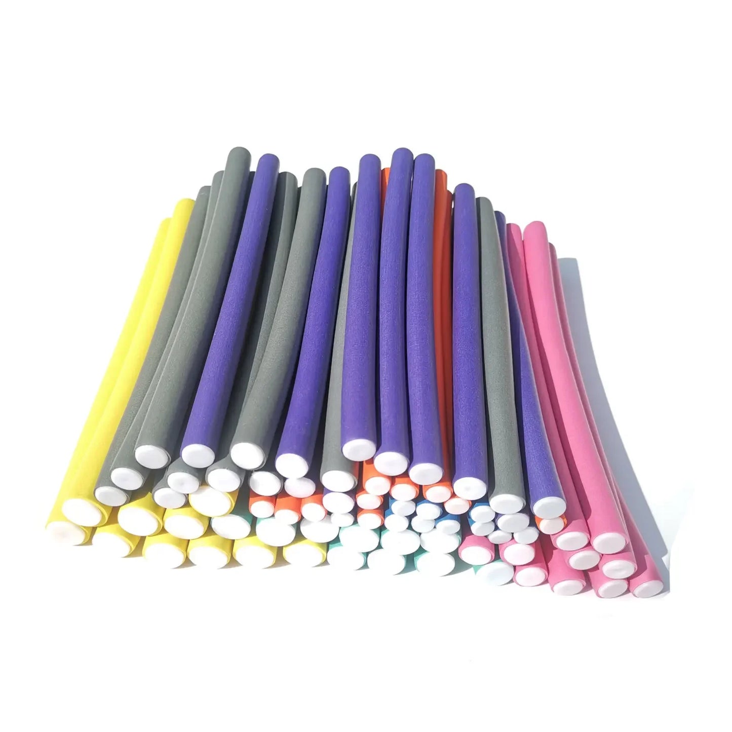 10 Pack Flexible Hair Curling Rods