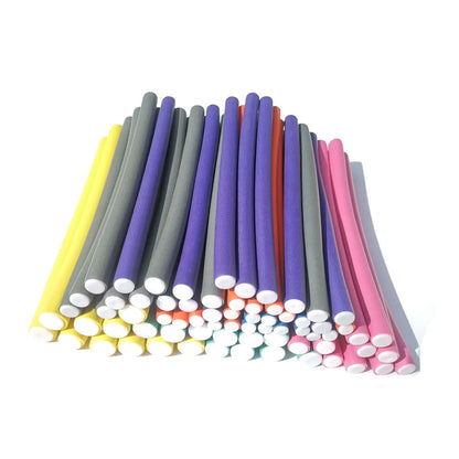 10 Pack Flexible Hair Curling Rods