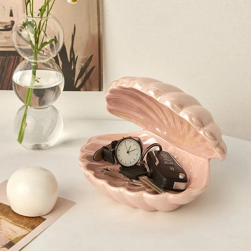 Mermaid Pearl Shell Night Glow Light