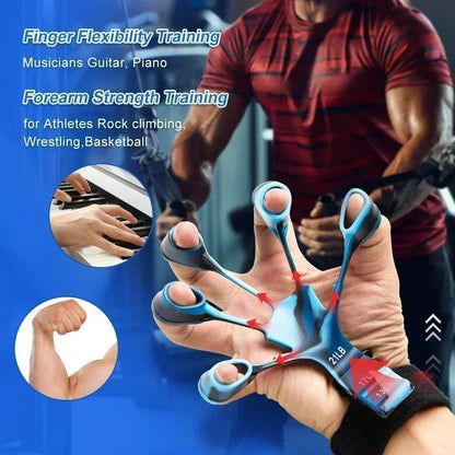 Training & Exercise 6 Resistance Finger Hand Grip