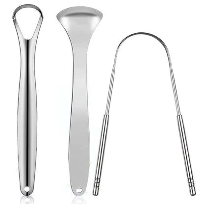 Premium Stainless Steel Tongue Scraper
