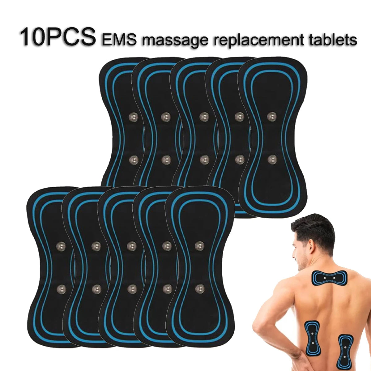 AquaFit Ems Neck Pads For Mini Cervical Massager by Haraps.com