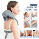 Wireless Neck And Back Massager Neck And Shoulder Kneading Massage Shawl Neck Cervical Relaxing Trapezius Massager