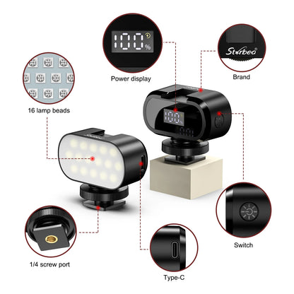 RGB Fill Light for Photography and Outdoor Vlogging