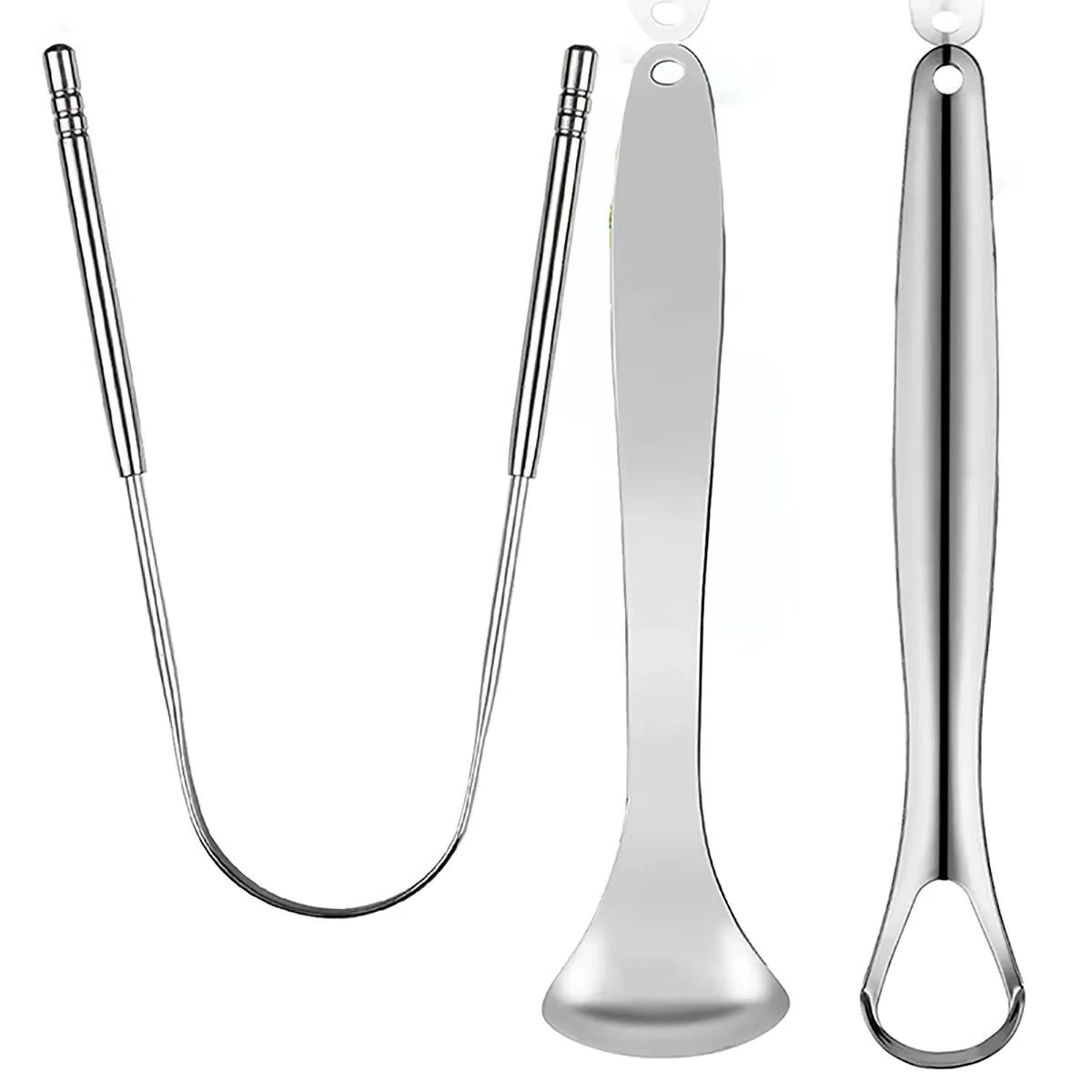 Premium Stainless Steel Tongue Scraper