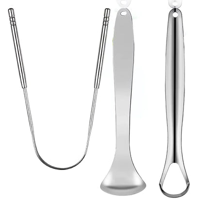 Premium Stainless Steel Tongue Scraper