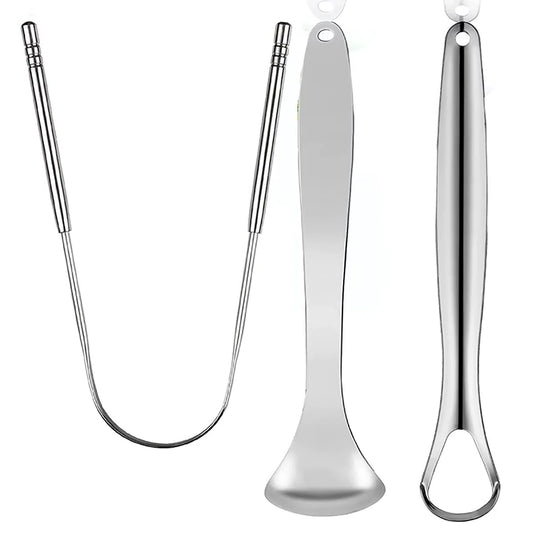 Premium Stainless Steel Tongue Scraper