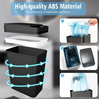 Bathroom Rubbish Bin with Lid