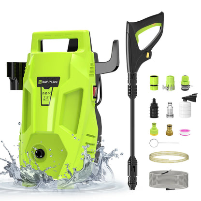 2050PSI Electric High Pressure Washer, 1.6GPM 2300W Washer with 1-180° Adjustable Nozzle and Detergent Tank for Cleaning Car by Haraps.com