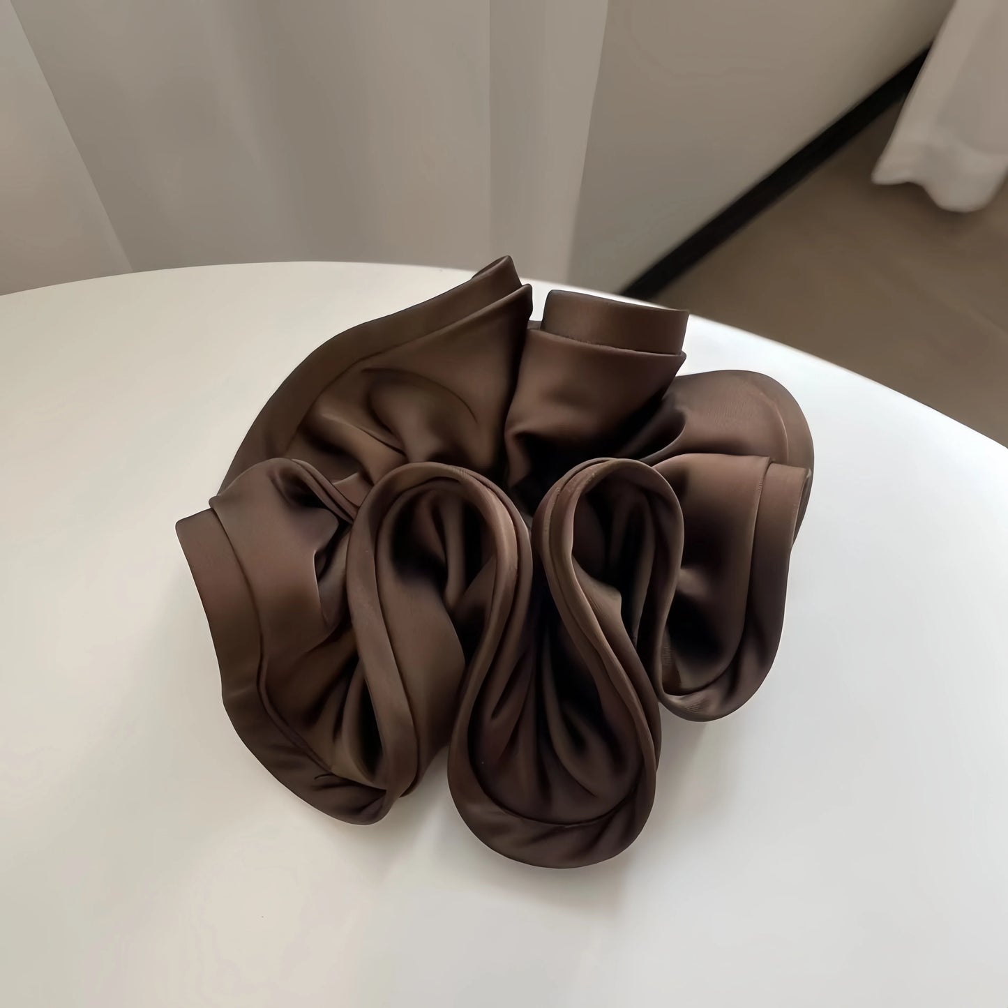 Big Satin Hair Tie Scrunchies