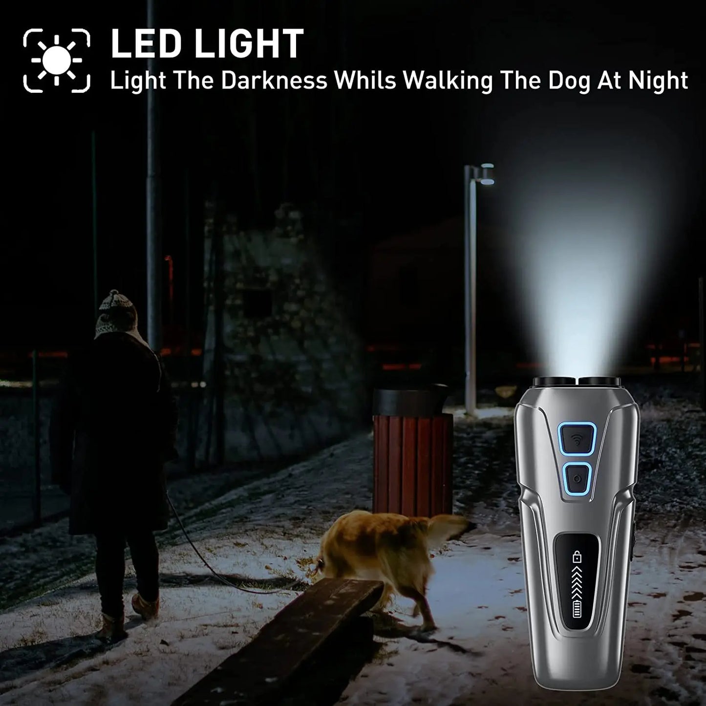 Ultrasonic Pet Anti-Barking Control and Training Device