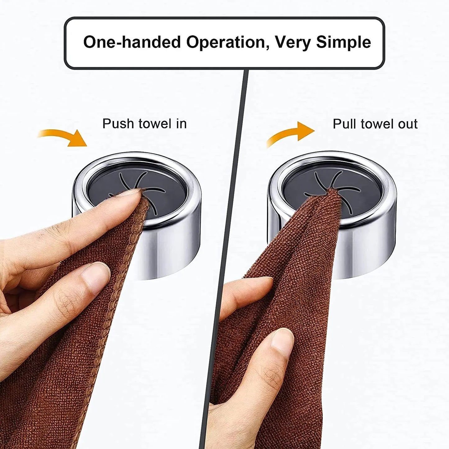 Non-Drill Dishcloth and Glove Storage Clips - 3-Pack