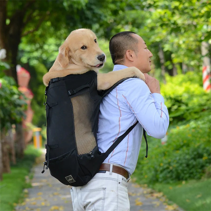 Travel Pet Carrier Backpack for Medium & Large Dogs