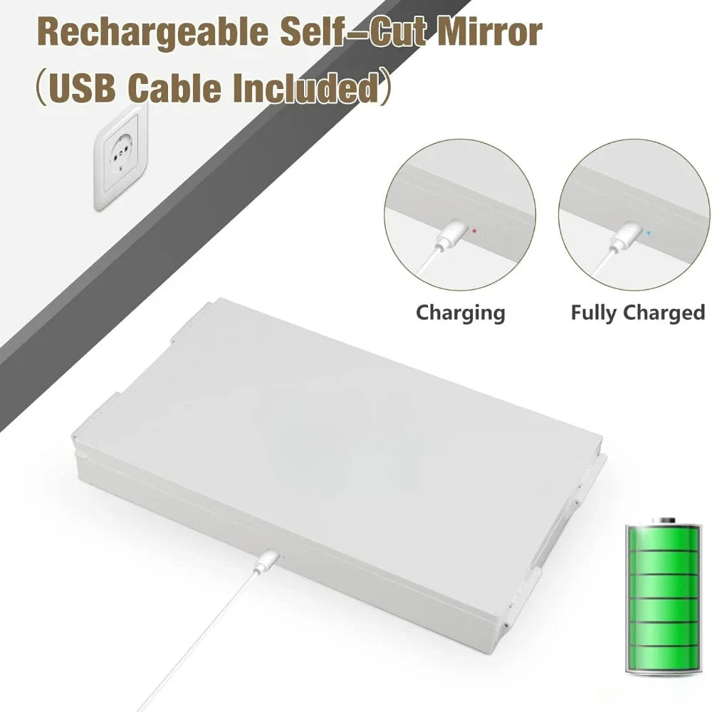 Three-Way LED Mirror