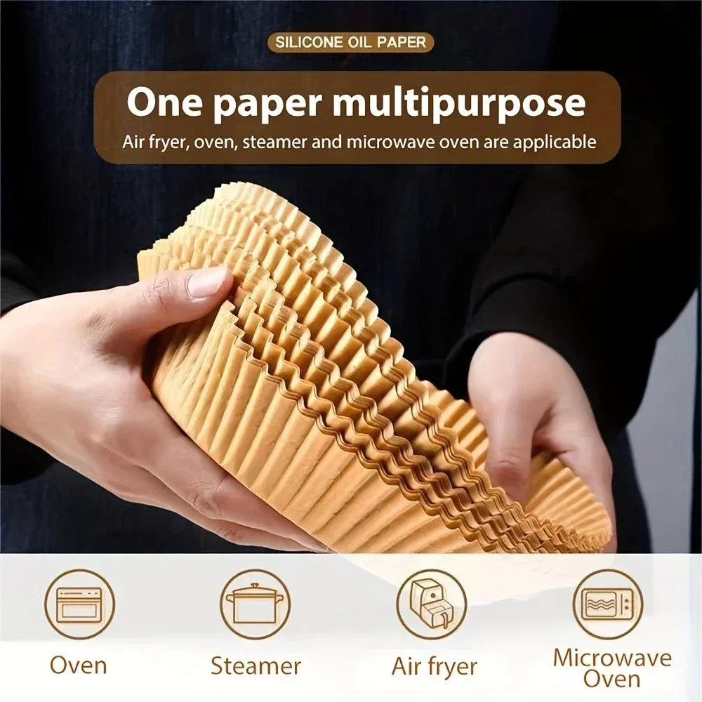 50pcs Air Fryer Disposable Parchment Paper