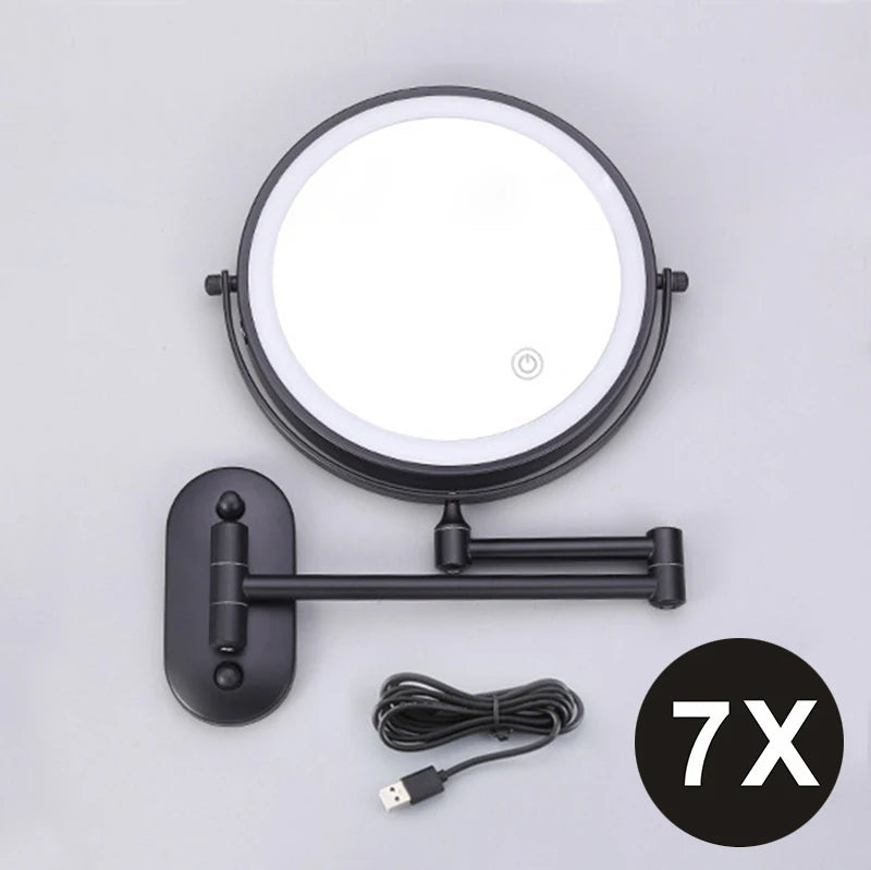 8 Inch Double-Sided LED Makeup Mirror