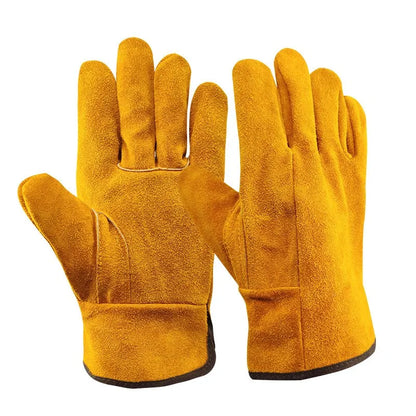 Cowhide Work Gloves for Men: Durable Safety & Protection Gloves