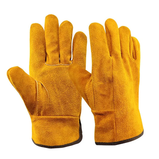 Cowhide Work Gloves for Men: Durable Safety & Protection Gloves