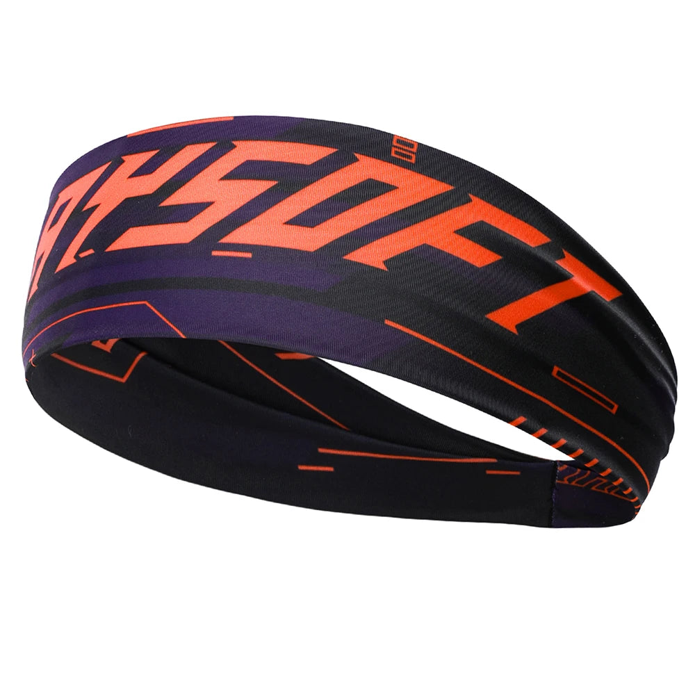 Gothic Skull Headband Sweat Bandage Sport Head Hair Band Workout Tennis Fitness Jog Basketball Running Scary Sweatband Women Men by Haraps.com