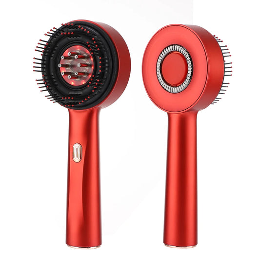 Electric Scalp Massage Comb with Red Light Therapy – Hair Growth & Liquid Applicator Comb