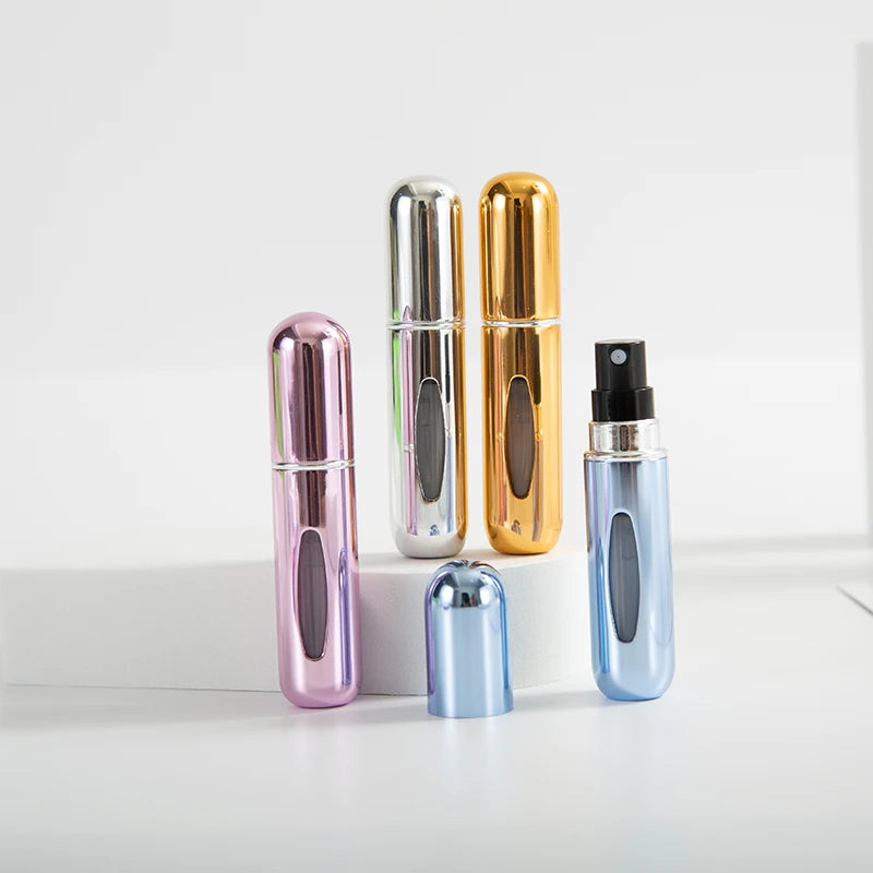 5ml Portable Perfume Atomiser – Refillable Mini Spray Bottle for Travel & Everyday Use