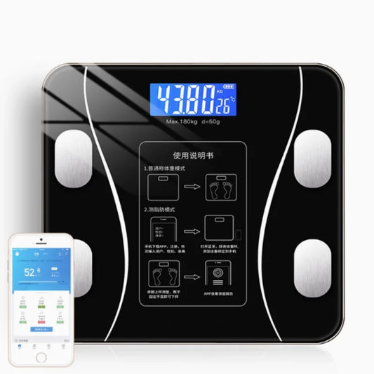 Smart Bluetooth Body Fat & Weight Loss Scale – Precision Electronic Scale for Mobile