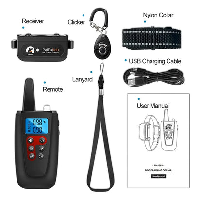 Waterproof Dog Vibrating Training Collar