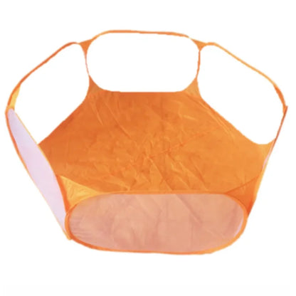 Transparent Portable Pet Cage Tent – Foldable Playpen for Small Pets
