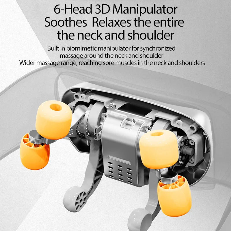 Multifunctional Cervical & Trapezius Muscle Massager – Neck, Shoulder & Hot Compress Therapy