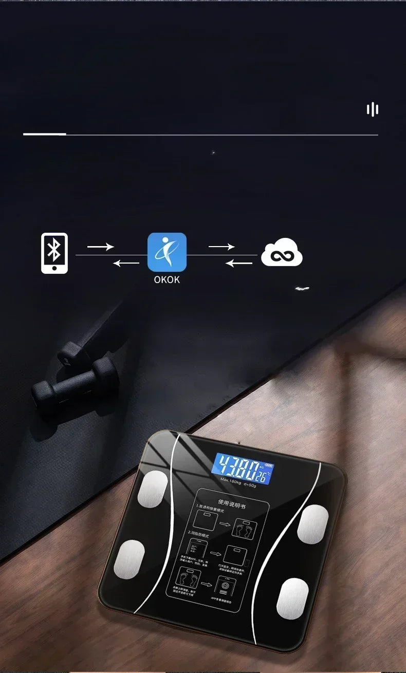 Smart Bluetooth Body Fat Scale