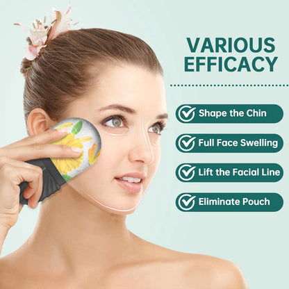 Purify Ice Face Roller Set With Gua Sha Tool by Haraps.com