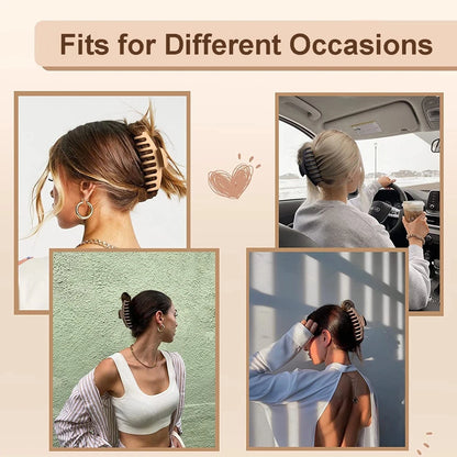 3/4PCs Set of Large Hair Claw Clips