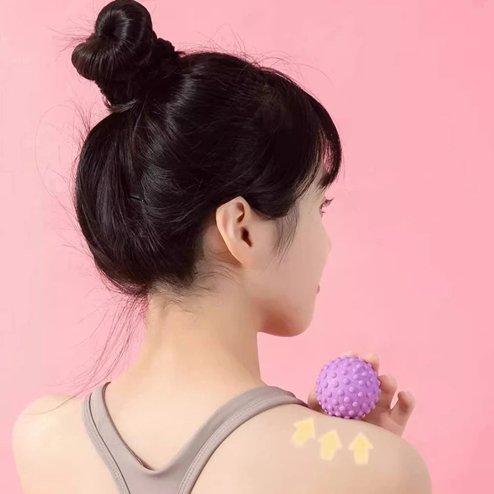 Fascia Ball – Raised Point Massage Ball for Yoga, Posture, Waist, Back & Foot Relief