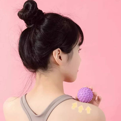 Fascia Ball – Raised Point Massage Ball for Yoga, Posture, Waist, Back & Foot Relief