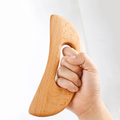 PureWood Gua Sha Tool for Lymphatic Drainage by Haraps.com