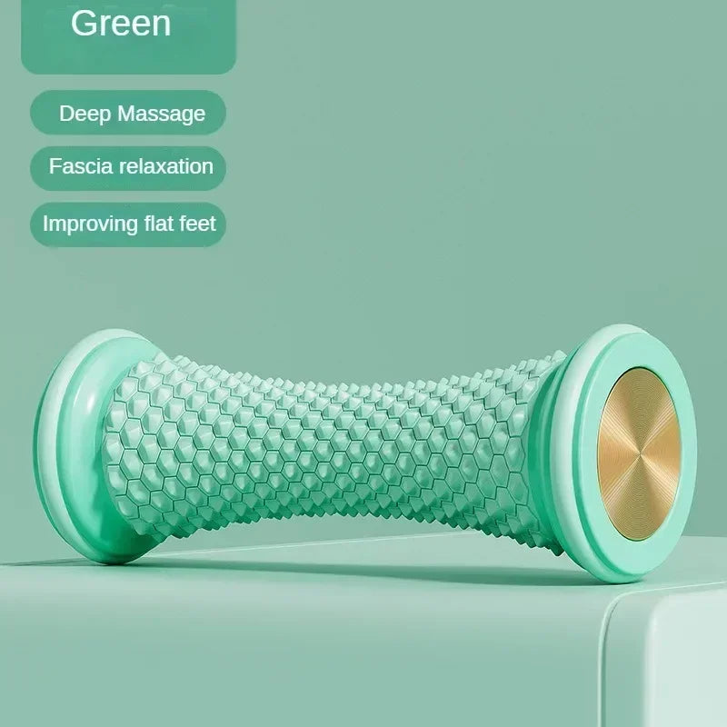 Foot Massager Roller – Yoga Massage Ball for Plantar Fascia & Muscle Relaxation, Manual Plastic Foot Massage Tool