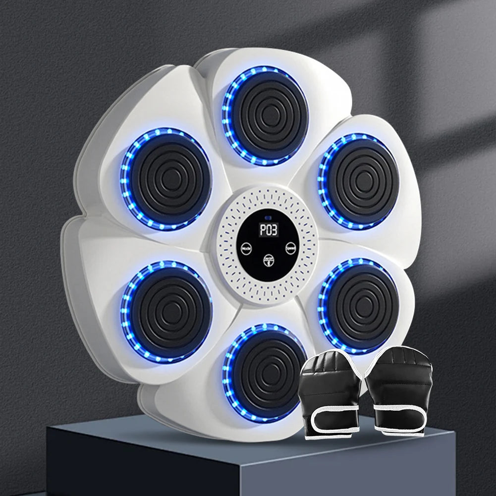 Smart Music Boxing Machine Adult/Children Sports Fitness Boxing Trainer Home Exercise Response Training Boxing Wall Target by Haraps.com