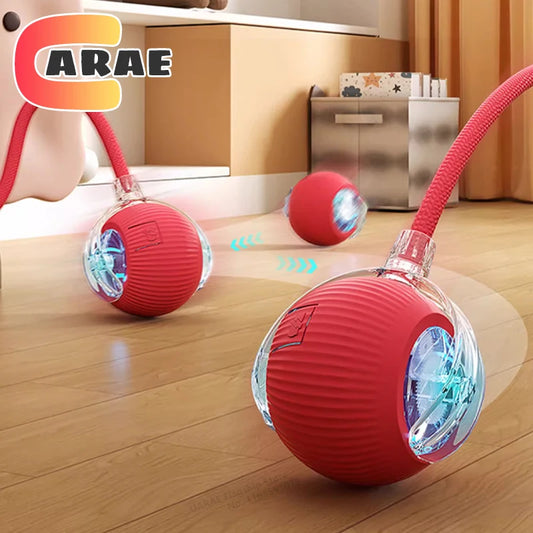 Cat Interactive Smart Ball Toy – Rechargeable Rolling Ball with Tail, Obstacle Avoidance & LED Modes