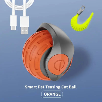 Smart Automatic Cat Toy Ball – USB Rechargeable Interactive