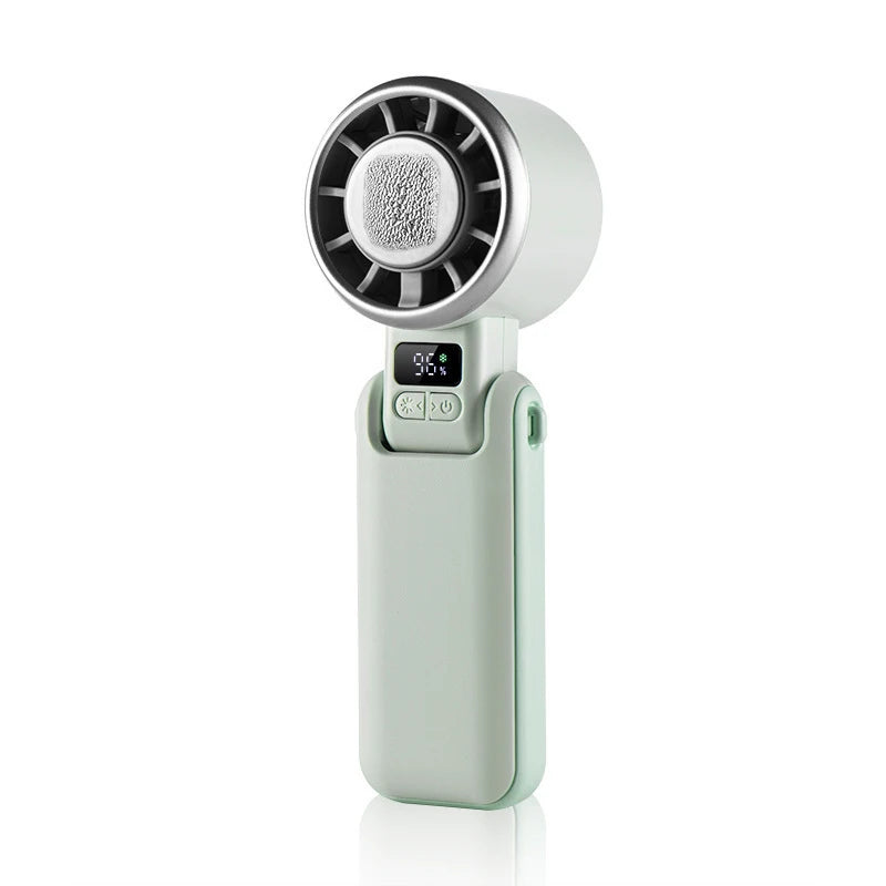 Ultra Quiet Portable Handheld Fan Turbo Cooling 3600mAh Rechargeable for Outdoor Travel Camping Exercise Office Bedroom Home by Haraps.com