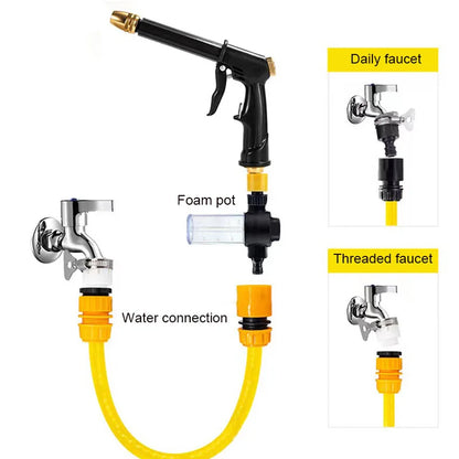 High-Pressure Portable Water Gun for Car Wash and Garden Watering