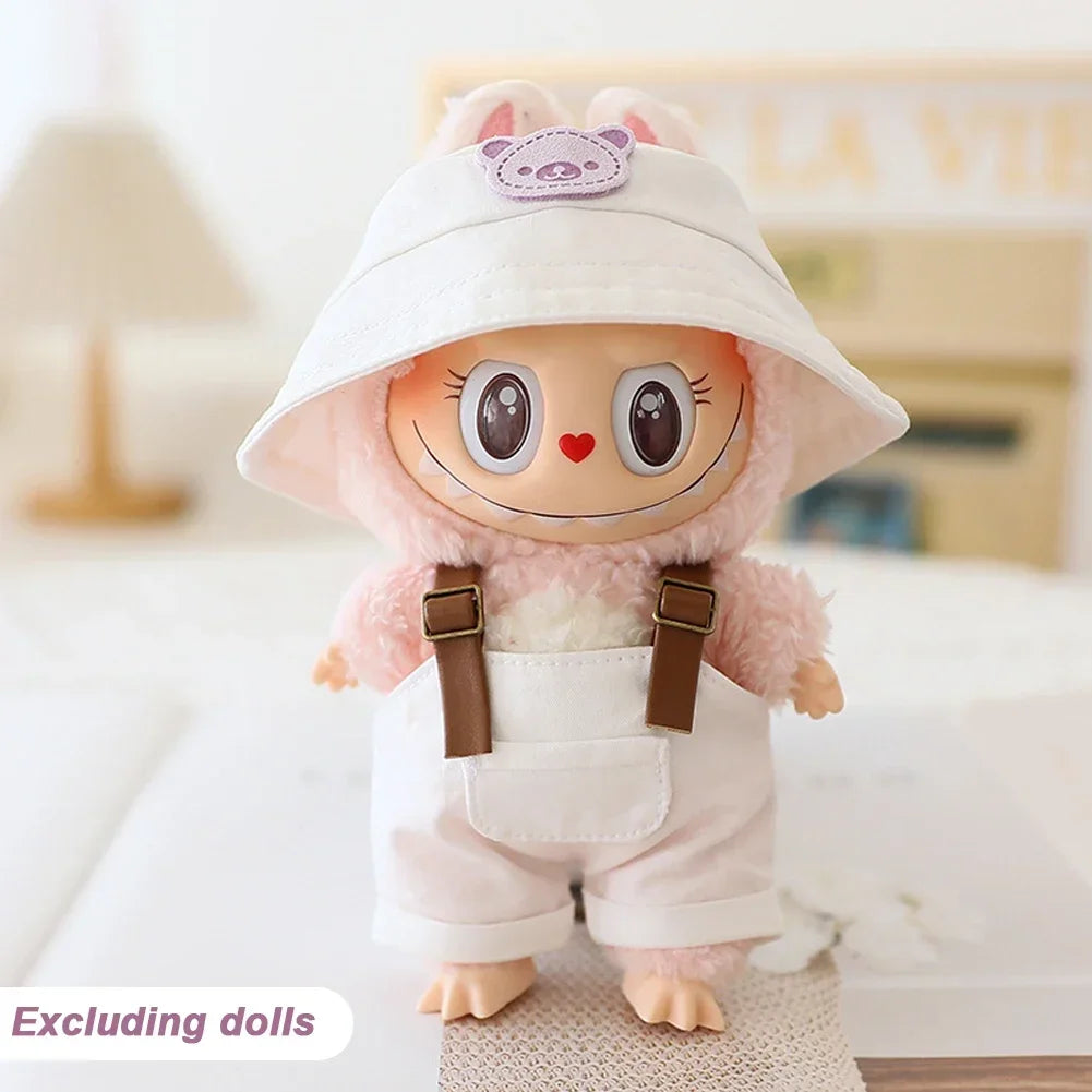 Mini Doll Clothes & Accessories Set – For 17cm Labubu Idol Dolls