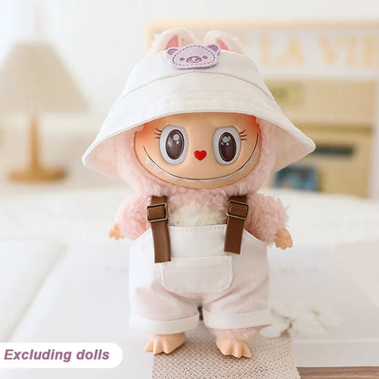 Mini Doll Clothes & Accessories Set – For 17cm Labubu Idol Dolls