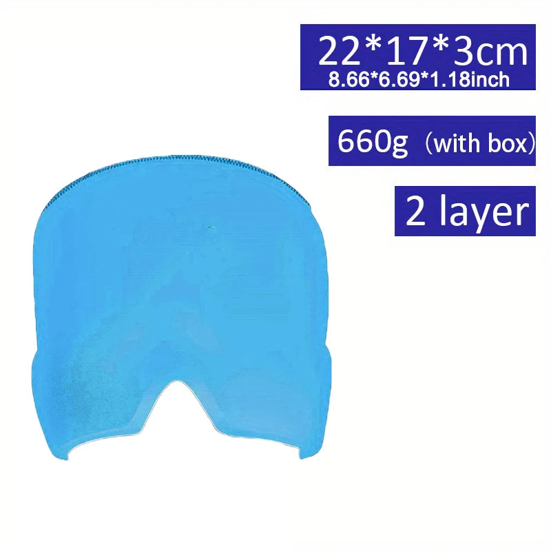 CoolRelief Gel Ice Cap For Migraine And Sinus Relief by Haraps.com
