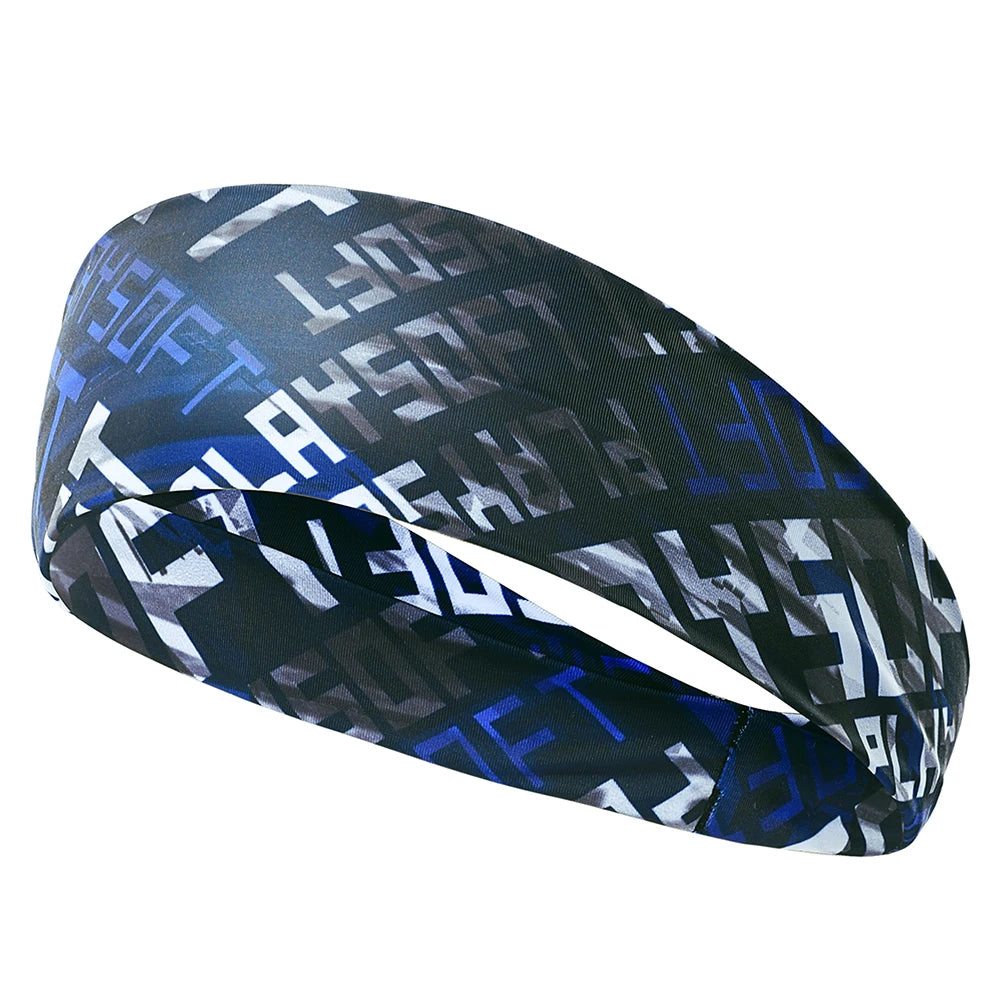 Gothic Skull Headband Sweat Bandage Sport Head Hair Band Workout Tennis Fitness Jog Basketball Running Scary Sweatband Women Men by Haraps.com
