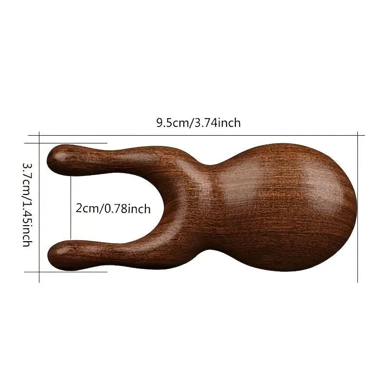 Eyes Gua Sha Sandalwood Facial Tool by Haraps.com