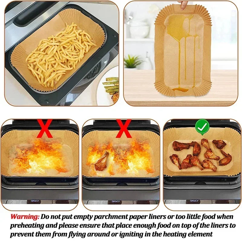 Disposable Air Fryer Paper Liners