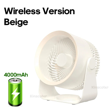 Wireless Portable Fan With Quiet Operation For Home And Office Use Versatile Multifunctional Cooling