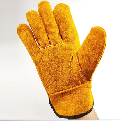 Cowhide Work Gloves for Men: Durable Safety & Protection Gloves